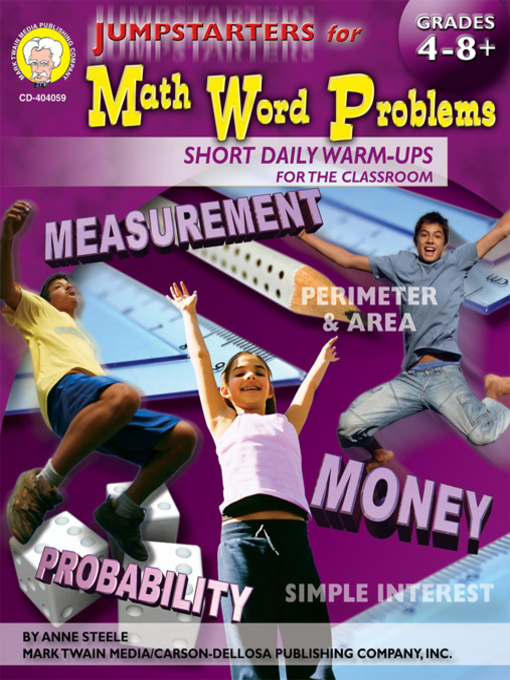 Cover image for Jumpstarters for Math Word Problems